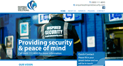 Desktop Screenshot of inspiredsecurity.com